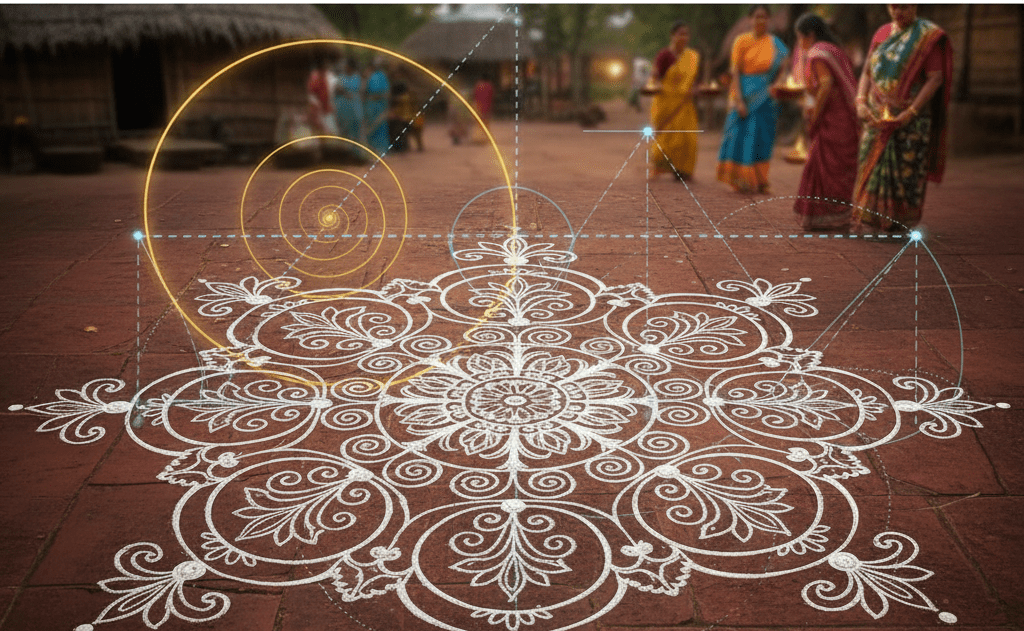 বাঙালির আল্পনা: লোকজ ঐতিহ্যের নেপথ্যে জ্যামিতিক বিজ্ঞান ও আধ্যাত্মিক দর্শন