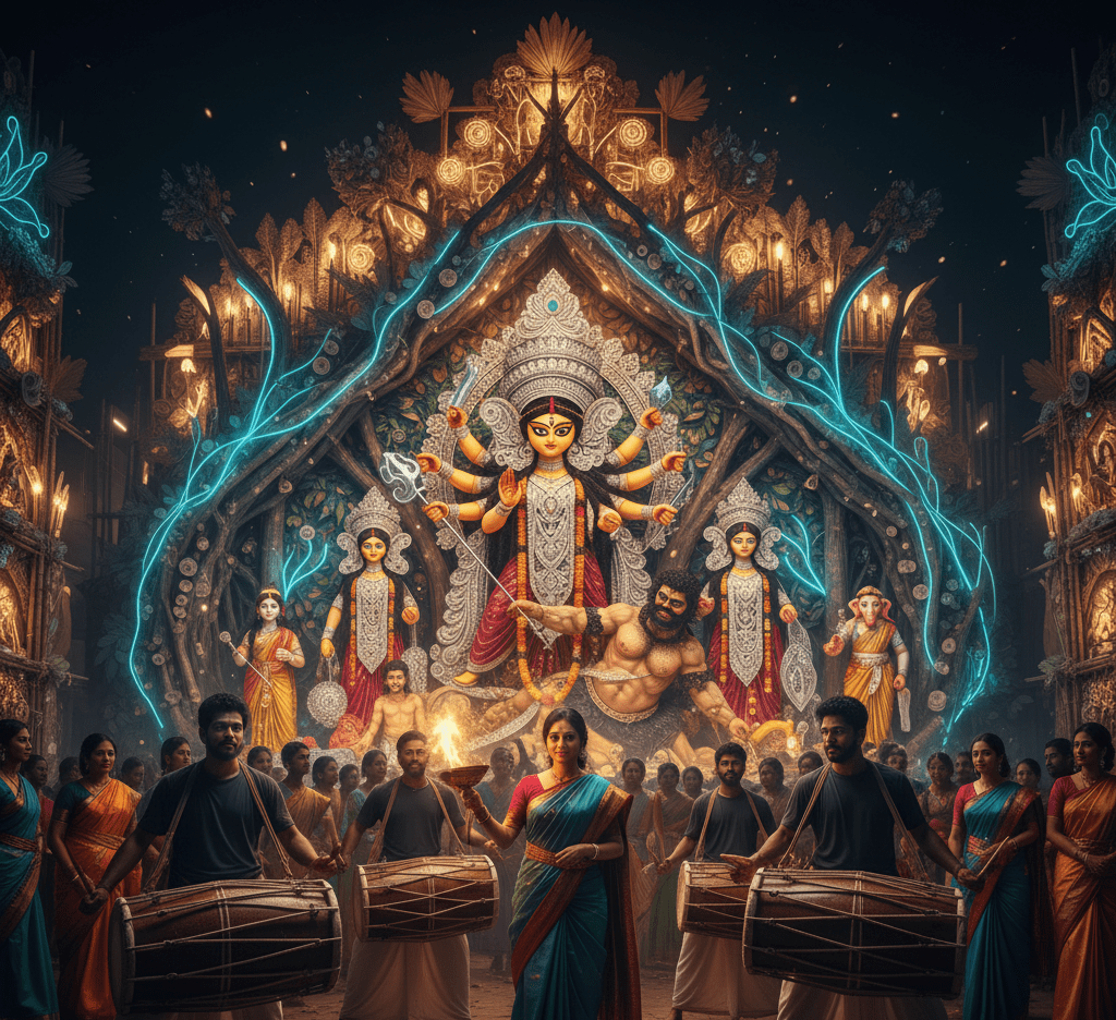 ইউনেস্কোর হেরিটেজ তকমা ও দুর্গাপূজা: কেবল উৎসব নয়, বাঙালির এক মহাজাগতিক শিল্পকলা 9