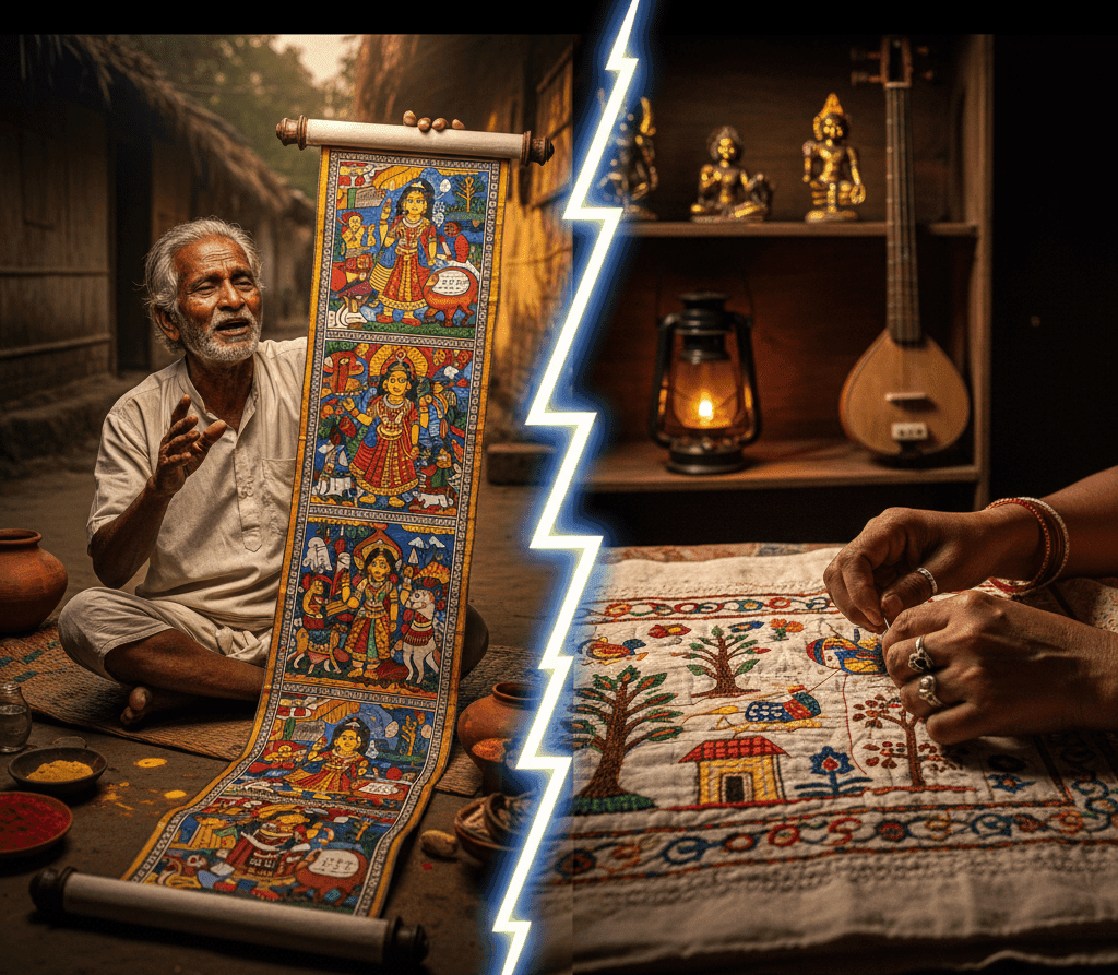 মাটির গন্ধে প্রাণের ছোঁয়া: বাংলার বিলুপ্তপ্রায় লোকশিল্পের অন্তহীন মহাকাব্য