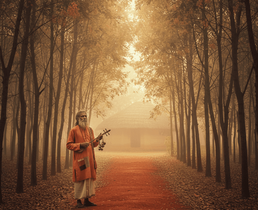 শান্তিনিকেতনের লাল ধুলো আর সোনাঝুরি: রবীন্দ্রনাথের স্বপ্ন, বাউল সুর এবং এক আধ্যাত্মিক শিল্পতীর্থের অন্তহীন আখ্যান 3