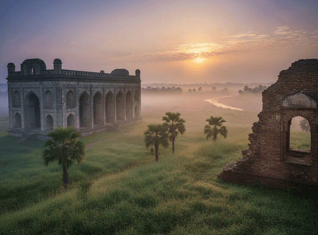 গৌড়: বাংলার বিস্মৃত প্রাচীন রাজধানী—ঐতিহাসিক উত্থান, পতন এবং সুলতানি আমলের স্থাপত্যের এক গভীর অনুসন্ধান