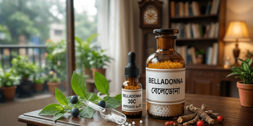 বেলেডোনা ও তীব্র প্রদাহের সংকেত: আকস্মিক জ্বর ও রক্তসঞ্চালনের ভারসাম্য রক্ষায় এক অনন্য সমাধান 8