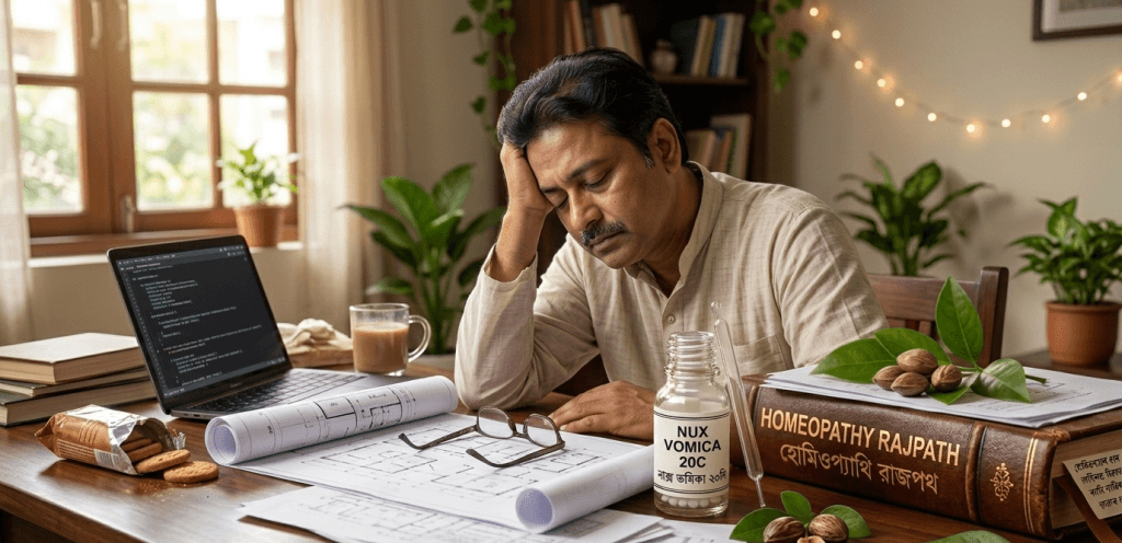 নাক্স ভমিকা ও আধুনিক নাগরিক ক্লান্তি: ব্যস্ত জীবনশৈলীর অন্তরালে এক নিভৃত নিরাময়