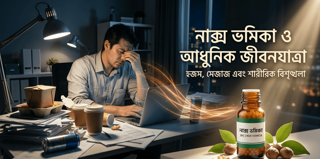 নাক্স ভমিকা ও আধুনিক জীবনযাত্রা: হজম, মেজাজ এবং শারীরিক বিশৃঙ্খলা 5
