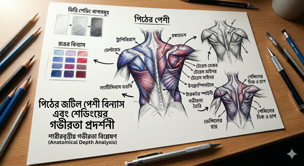 বাস্তবসম্মত মানবদেহের পেশী এবং অ্যানাটমি অঙ্কন: শিল্পীদের জন্য একটি পূর্ণাঙ্গ গাইড বাস্তবসম্মত মানবদেহের পেশী এবং অ্যানাটমি অঙ্কন: শিল্পীদের জন্য একটি পূর্ণাঙ্গ গাইড 6
