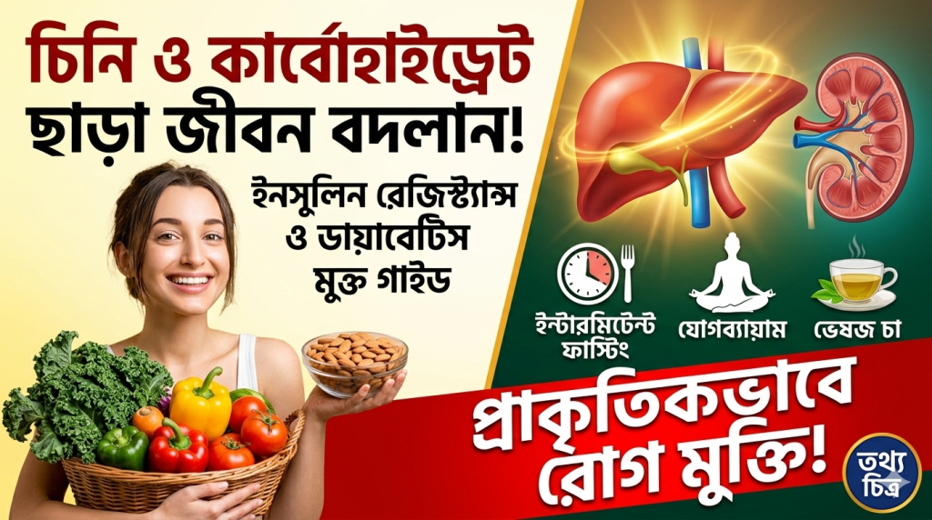 চিনি ও কার্বোহাইড্রেট ছাড়াই জীবন বদলে দেওয়ার সহজ উপায়: ইনসুলিন রেজিস্ট্যান্স ও ডায়াবেটিস মুক্ত হওয়ার প্রাকৃতিক গাইড 4