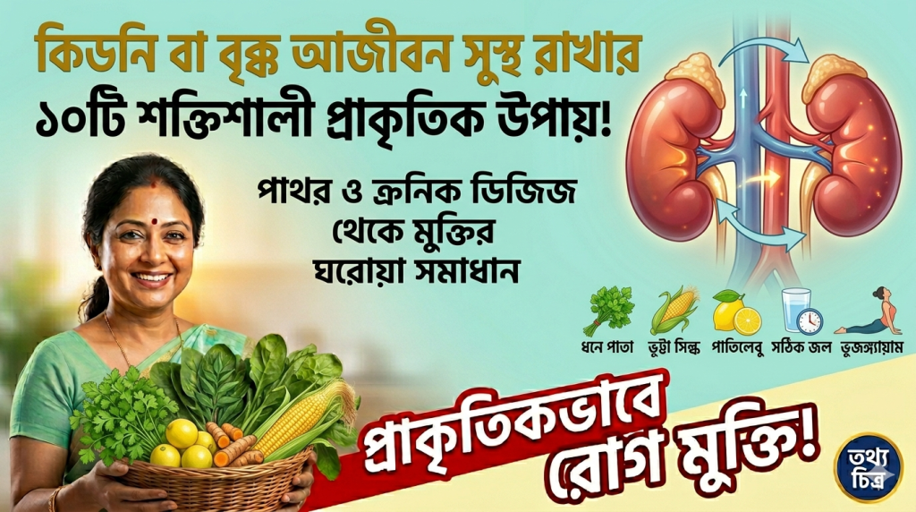কিডনি বা বৃক্ক সুস্থ রাখার প্রাকৃতিক উপায়: শরীর থেকে টক্সিন বের করে কিডনি ড্যামেজ রোখার কার্যকর ঘরোয়া ও ভেষজ গাইড 2