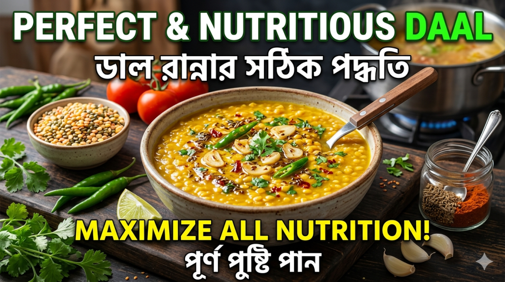 ডাল রান্নার সঠিক পদ্ধতি: পুষ্টিগুণ বজায় রাখার পূর্ণাঙ্গ গাইড 8