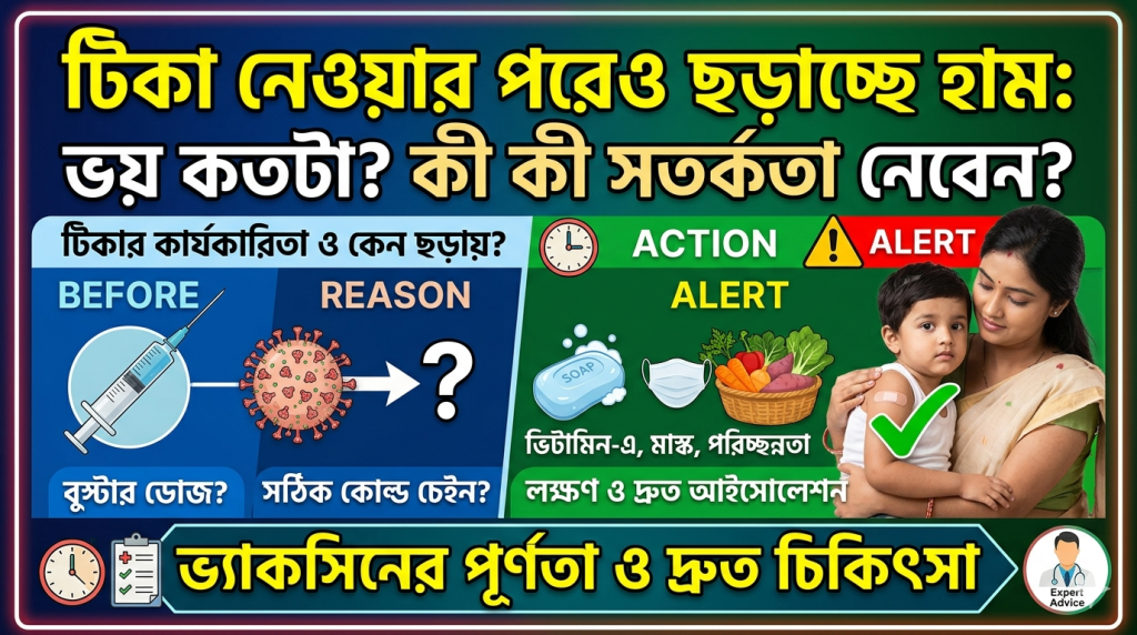 টিকা নেওয়ার পরেও ছড়াচ্ছে হাম: ভয় কতটা? জানুন এর বৈজ্ঞানিক কারণ ও বাঁচার সঠিক উপায় 5