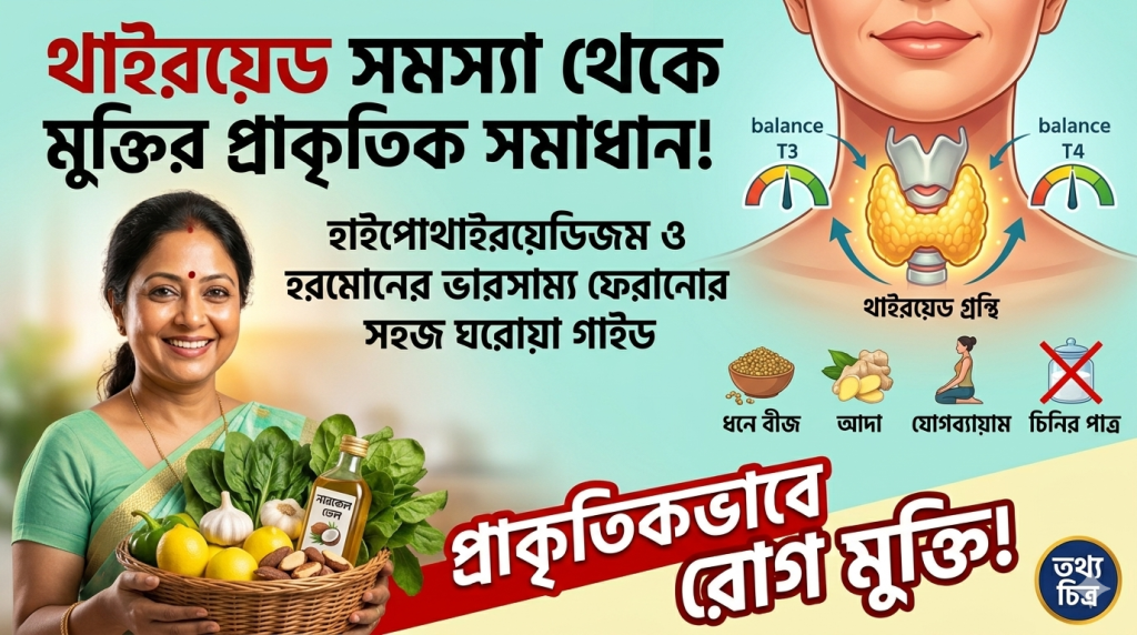 থাইরয়েড সমস্যা থেকে মুক্তির প্রাকৃতিক সমাধান: হাইপোথাইরয়েডিজম ও হরমোনের ভারসাম্য ফেরানোর ঘরোয়া ও ভেষজ গাইড 8