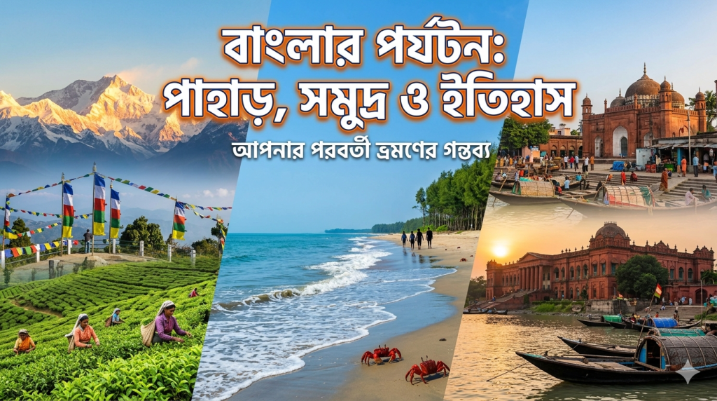 বাংলার পর্যটন: পাহাড়, সমুদ্র আর ইতিহাসের এক অপূর্ব মেলবন্ধন 2