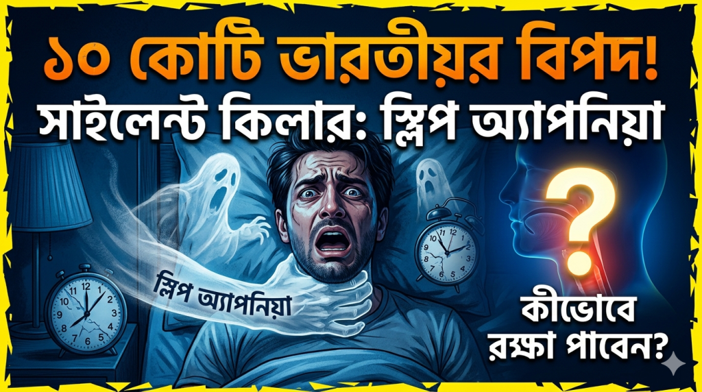 ১০ কোটিরও বেশি কর্মক্ষম ভারতীয় ‘স্লিপ অ্যাপনিয়া’র শিকার: সাইলেন্ট কিলার যখন আপনার ঘুম কেড়ে নিচ্ছে