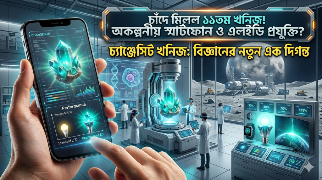 চাঁদে মিলল ১১তম খনিজ! এবার কি আমূল বদলে যাবে আমাদের স্মার্টফোন ও এলইডি লাইট? চাঁদে মিলল ১১তম খনিজ! এবার কি আমূল বদলে যাবে আমাদের স্মার্টফোন ও এলইডি লাইট? 2
