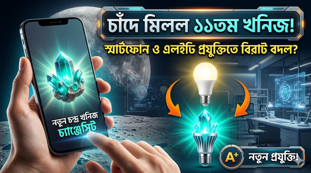 চাঁদে মিলল ১১তম খনিজ! এবার কি আমূল বদলে যাবে আমাদের স্মার্টফোন ও এলইডি লাইট? 7