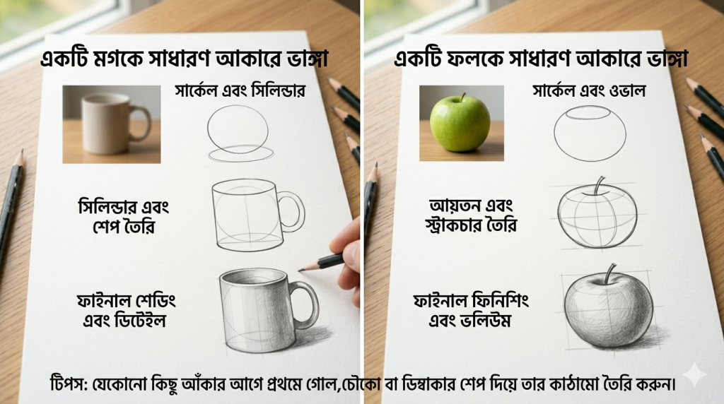 আর্ট টিউটোরিয়াল সিরিজ: পর্ব ০১ - ড্রয়িংয়ের হাতেখড়ি এবং দেখার নতুন দৃষ্টিভঙ্গি আর্ট টিউটোরিয়াল সিরিজ: পর্ব ০১ - ড্রয়িংয়ের হাতেখড়ি এবং দেখার নতুন দৃষ্টিভঙ্গি 6