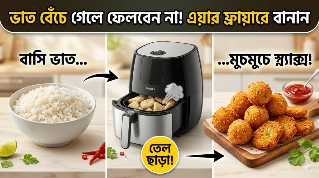 ভাত বেঁচে গেলে ফেলে দেবেন না, তা দিয়ে বানিয়ে ফেলুন মুচমুচে কিছু স্ন্যাক্স 2