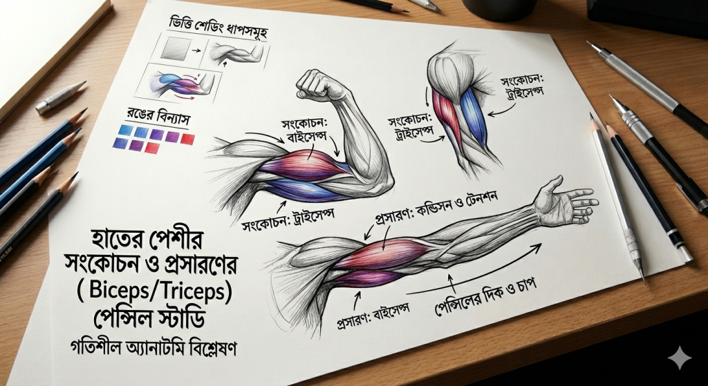 বাস্তবসম্মত মানবদেহের পেশী এবং অ্যানাটমি অঙ্কন: শিল্পীদের জন্য একটি পূর্ণাঙ্গ গাইড বাস্তবসম্মত মানবদেহের পেশী এবং অ্যানাটমি অঙ্কন: শিল্পীদের জন্য একটি পূর্ণাঙ্গ গাইড 5