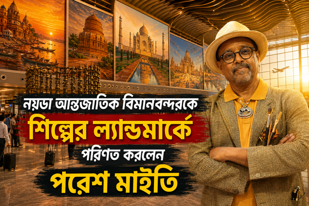 নয়ডা আন্তর্জাতিক বিমানবন্দরকে শিল্পের ল্যান্ডমার্কে পরিণত করলেন পরেশ মাইতি নয়ডা আন্তর্জাতিক বিমানবন্দরকে শিল্পের ল্যান্ডমার্কে পরিণত করলেন পরেশ মাইতি 2